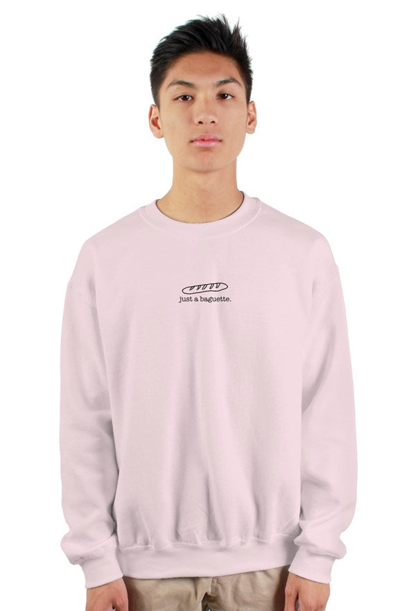 Baguette Crewneck Pink Vantage Streetwear