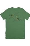 Singing Finches Tee - Green